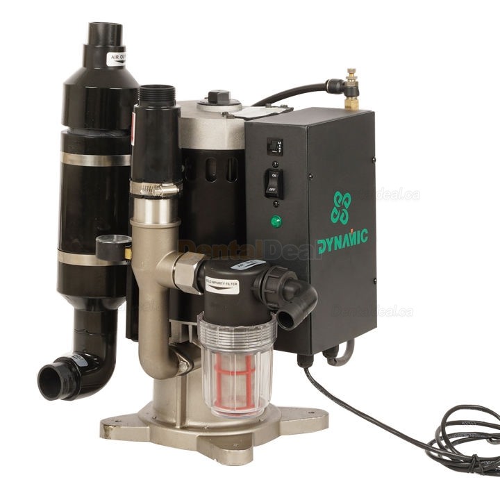 Dynamic DS803 Portable Dental Wet Suction Unit Dentist Vacuum Pump 0.75KW 425L/min